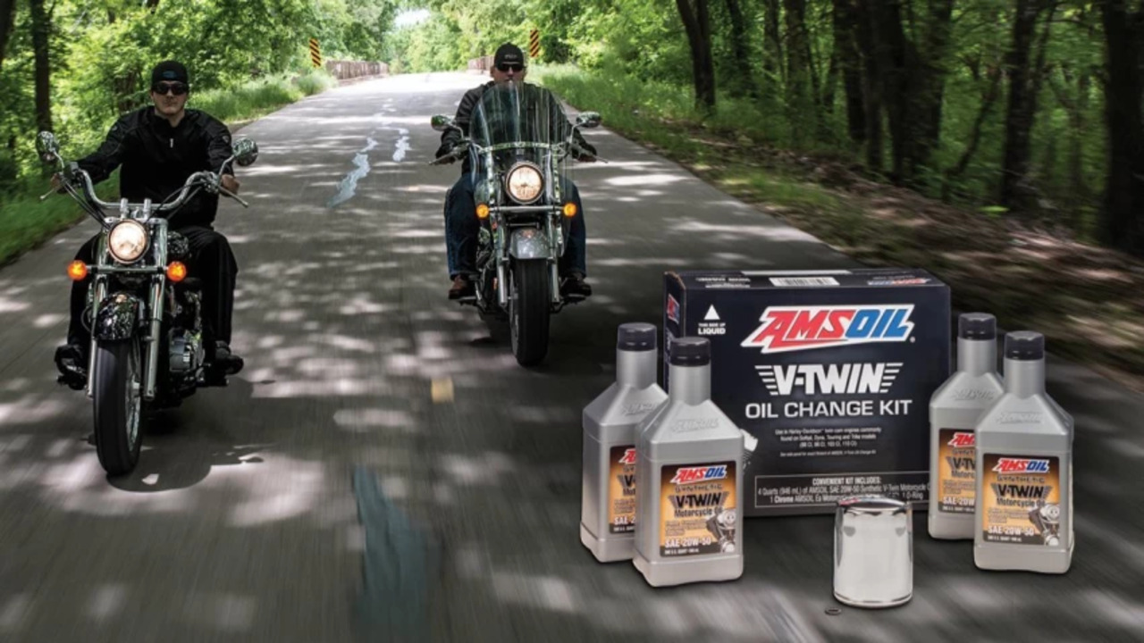  Amsoil Vtwin Oil Change Kit 20w50 Full Synthetic