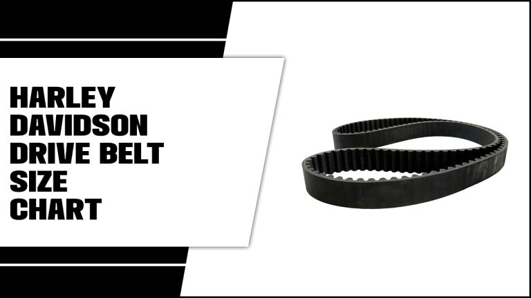 Harley Davidson Drive Belt Size Chart - Exclusive Ideas