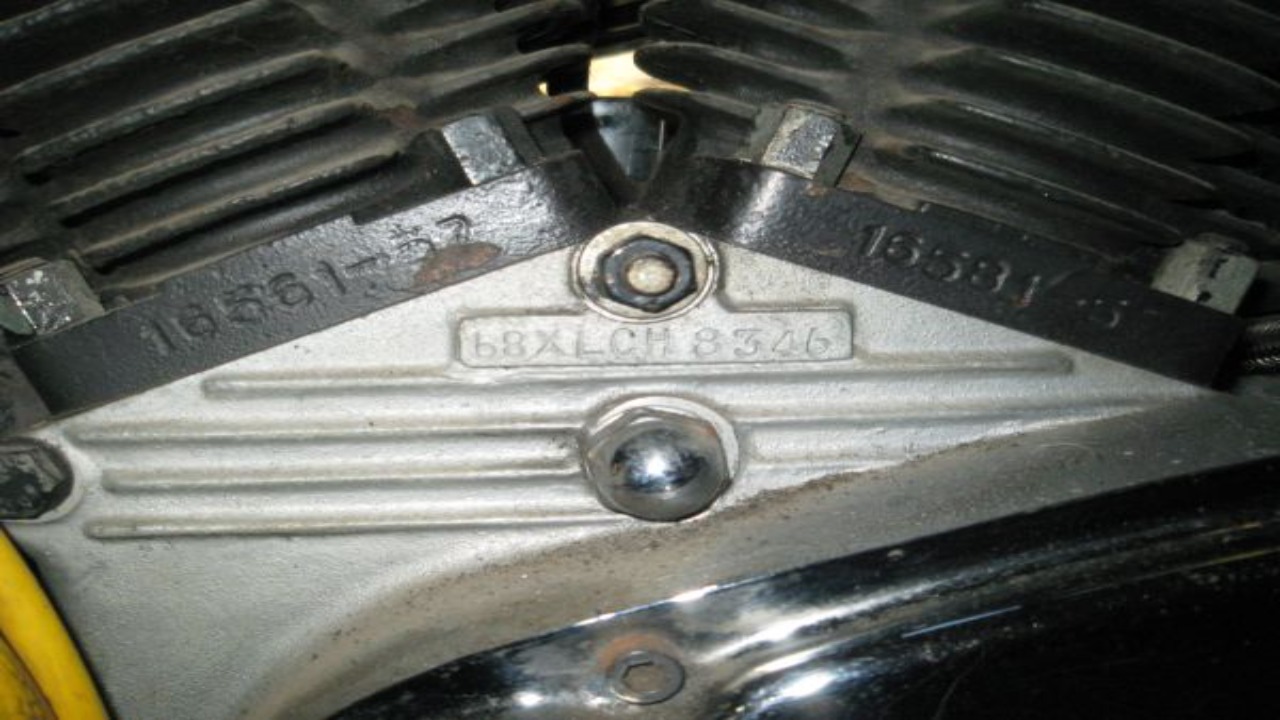 Where To Find The Engine Number On A Harley Davidson Sportster