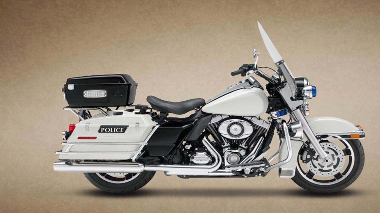 Safety Features And Technology Incorporated Into The Road King-Police bike