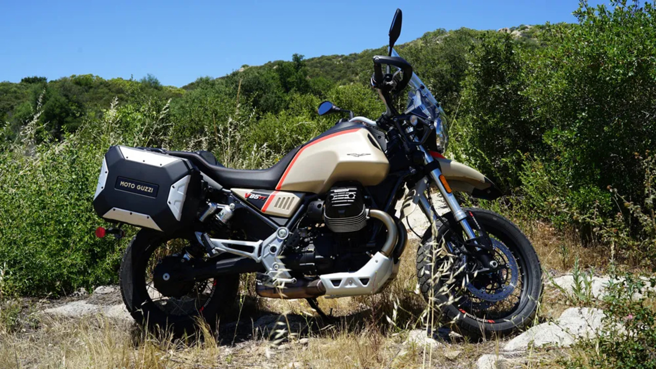 A Closer Look At The Moto Guzzi V85 TT Travel Adventure Bike