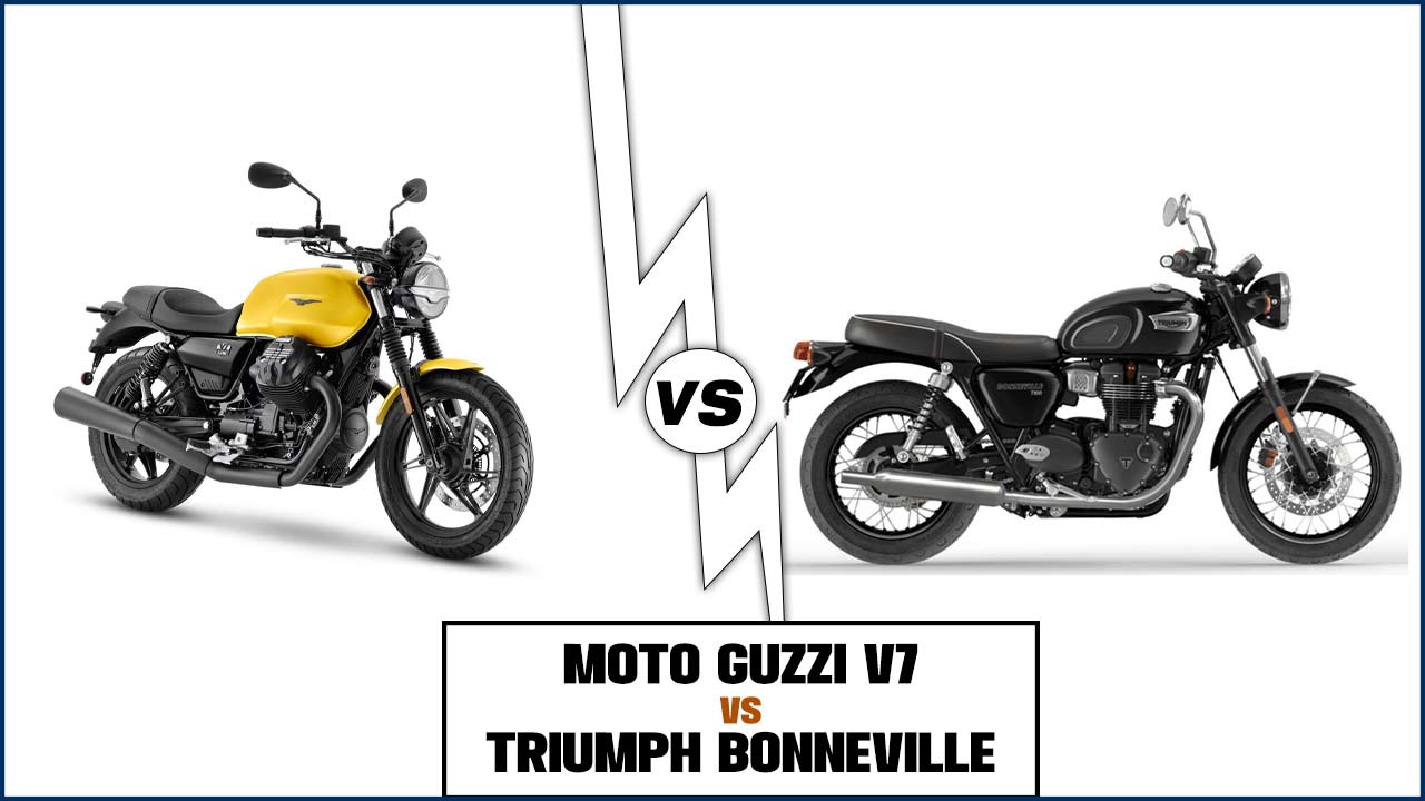 Moto Guzzi V7 Vs Triumph Bonneville