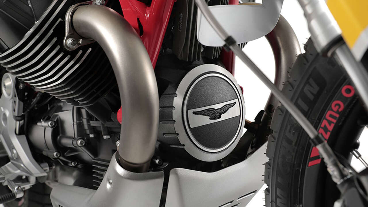 The Engine Of The Moto TT Centenario