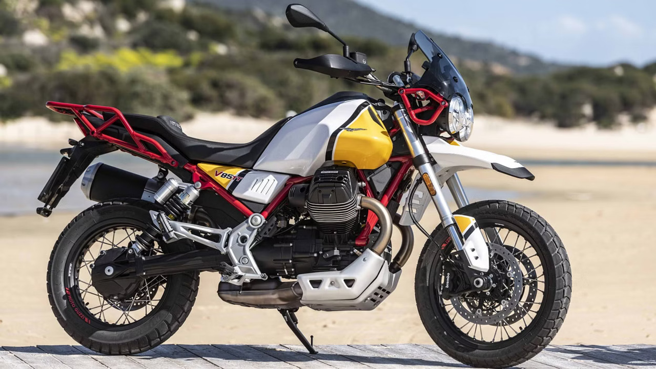 Why Does Designer Imagine Moto Guzzi V85 TT Adventure Desert Enduro In Details