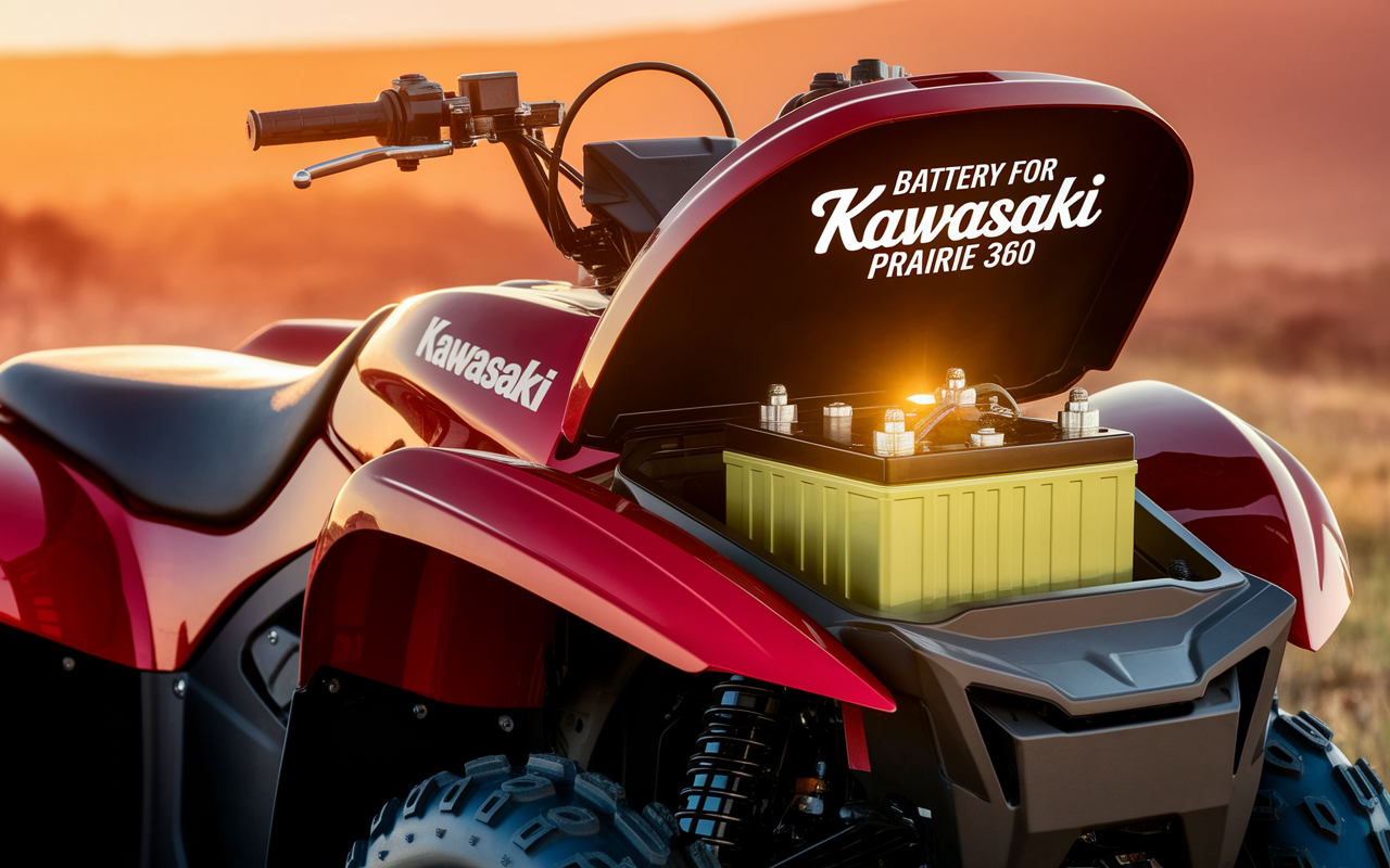 Battery For Kawasaki Prairie 360