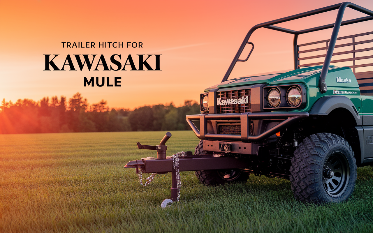 Trailer Hitch For Kawasaki Mule