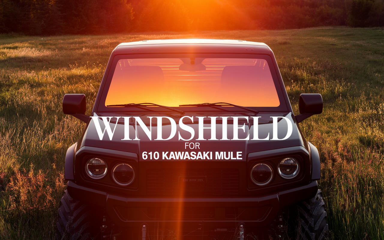 Windshield For 610 Kawasaki Mule