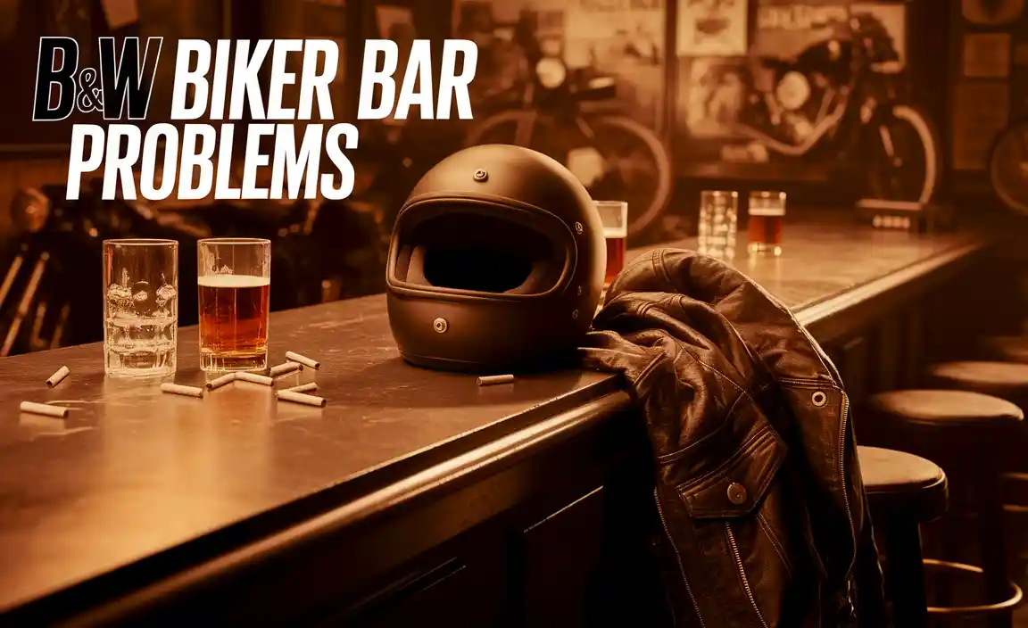 B&W Biker Bar Problems