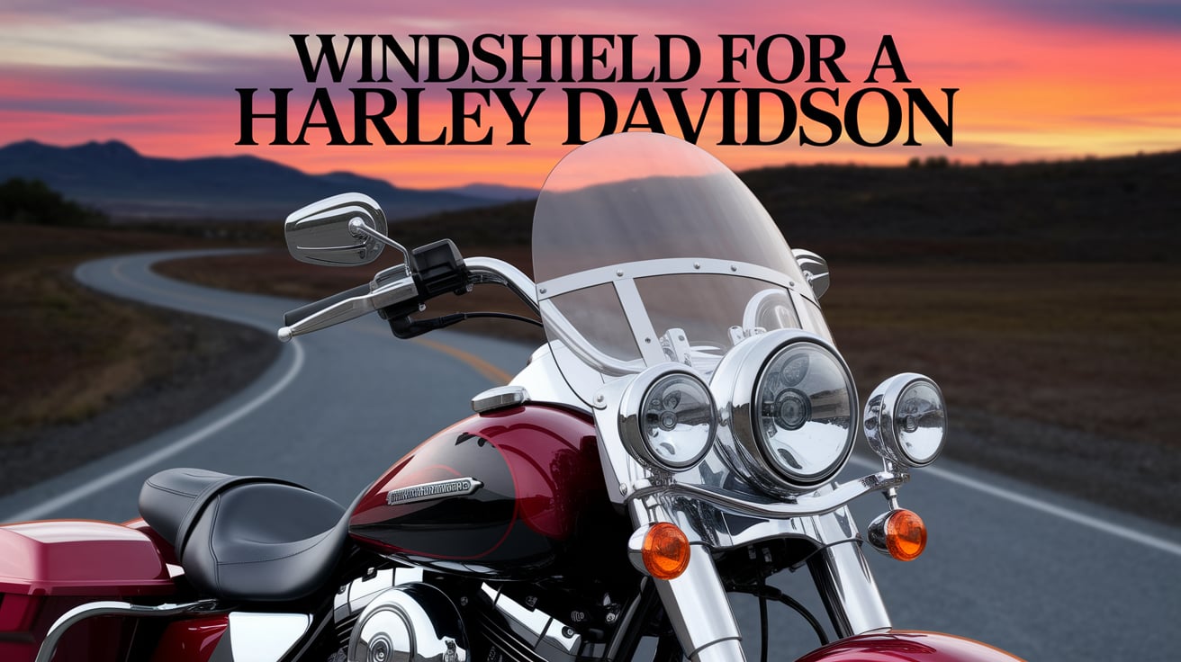Windshield For A Harley Davidson