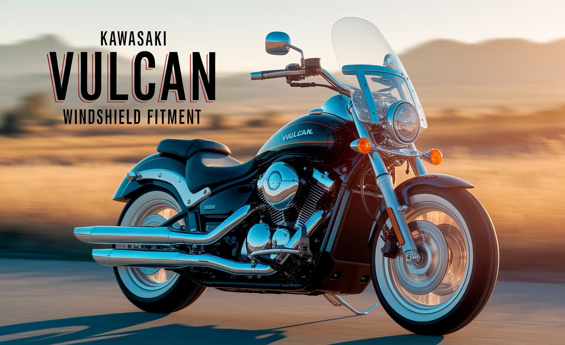 Kawasaki Vulcan 900 Windshield Fitment