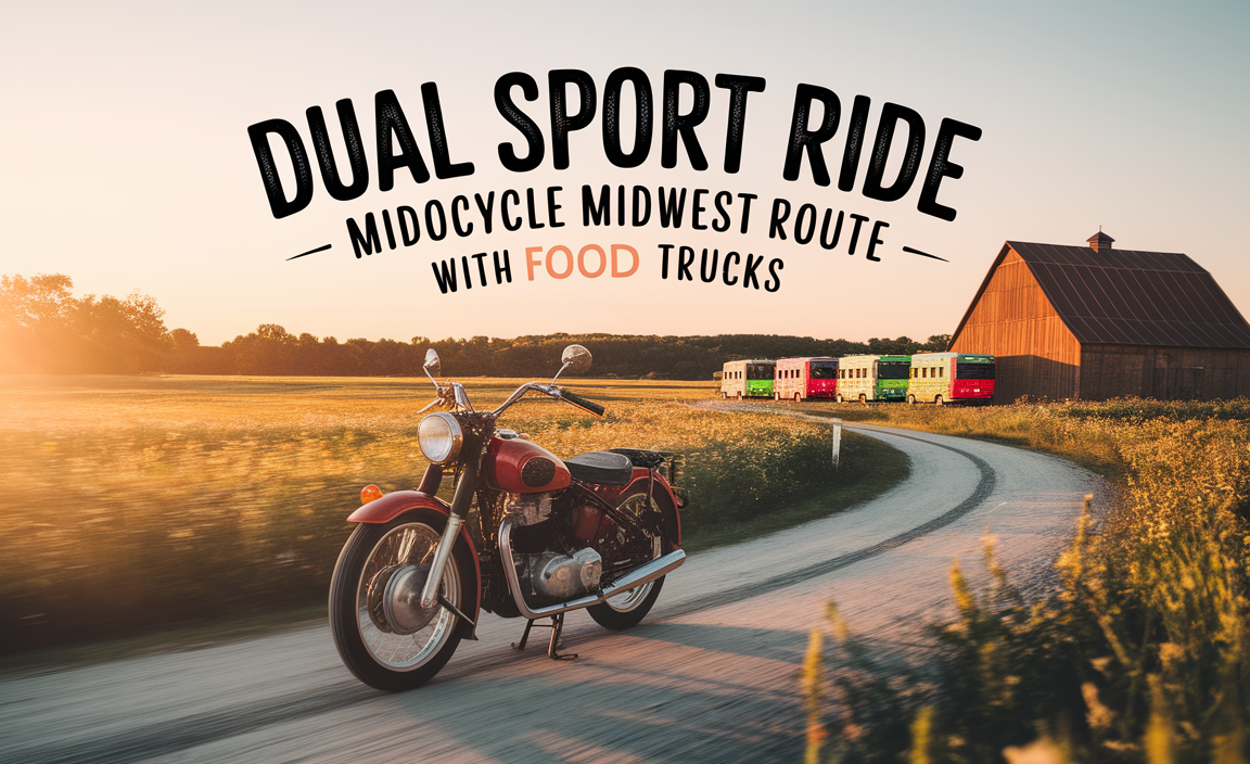 Dual Sport Ride Midwest Route With Food Trucks