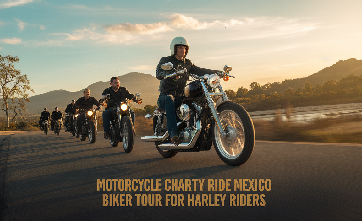 motorcycle charity ride Mexico biker tour for Harley riders