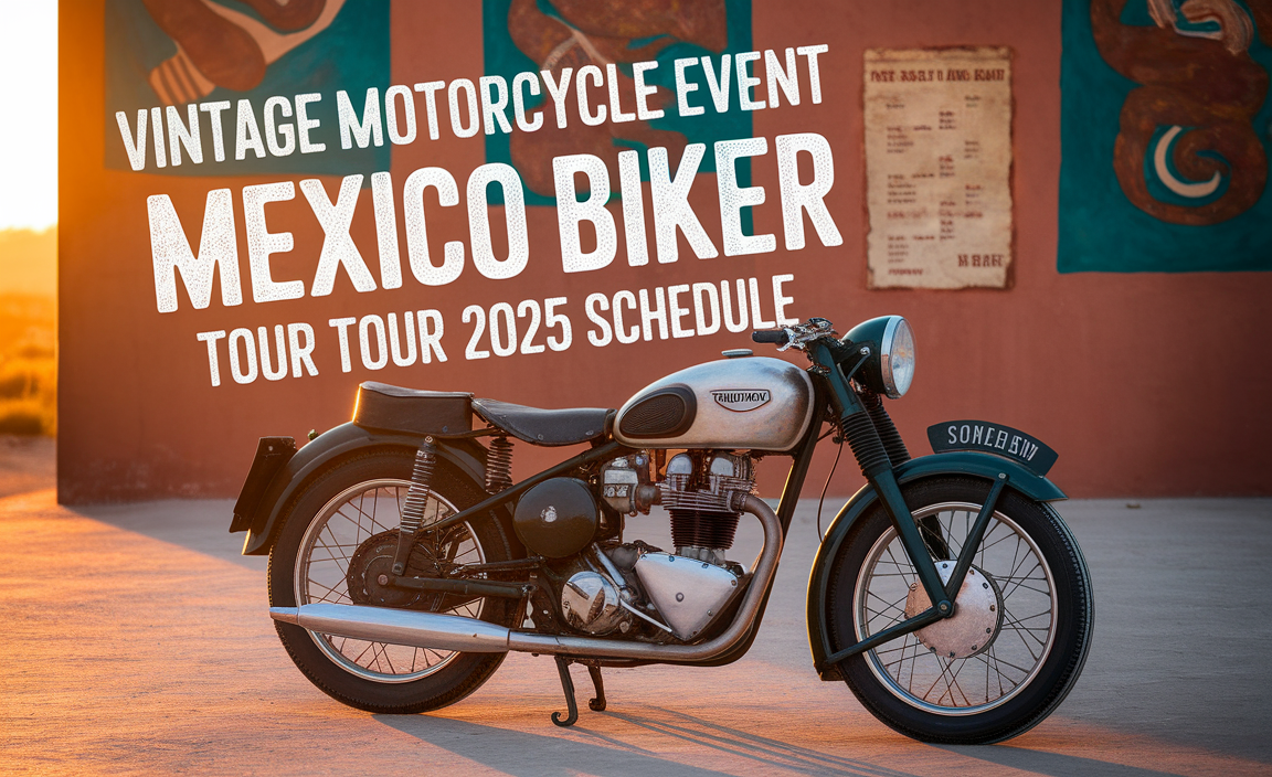 vintage motorcycle event Mexico biker tour 2025 schedule
