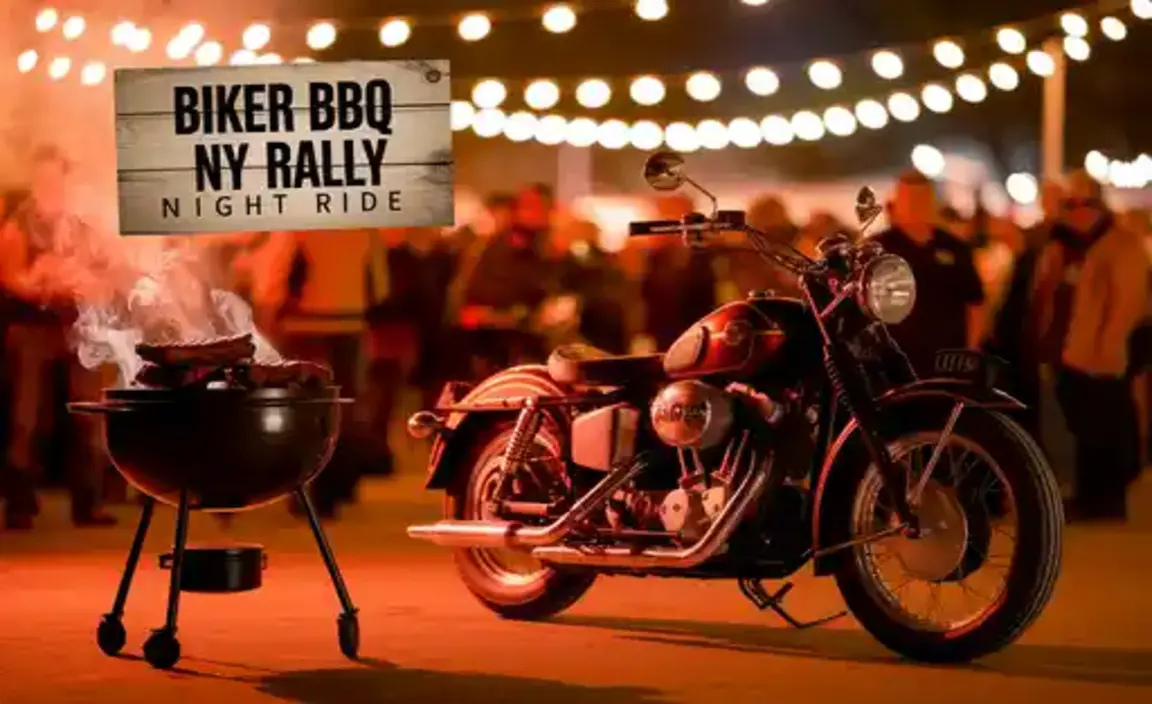 Biker Bbq Ny Rally Night Ride