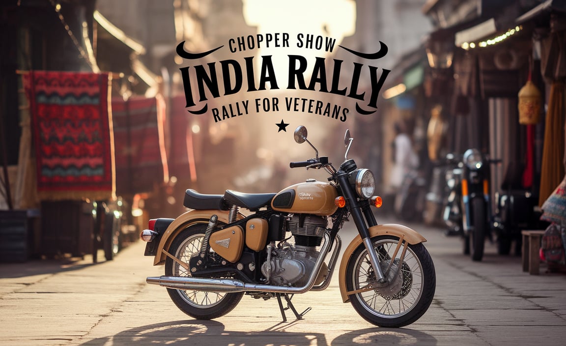 Chopper Show India Rally For Veterans