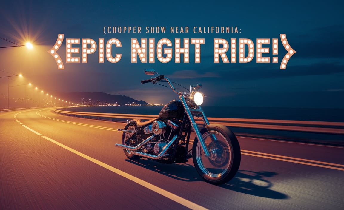 Chopper Show Near California: Epic Night Ride
