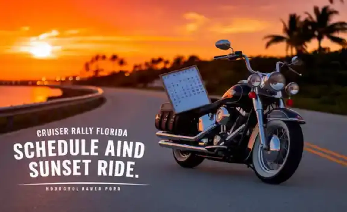 Cruiser Rally Florida Schedule and Sunset Ride