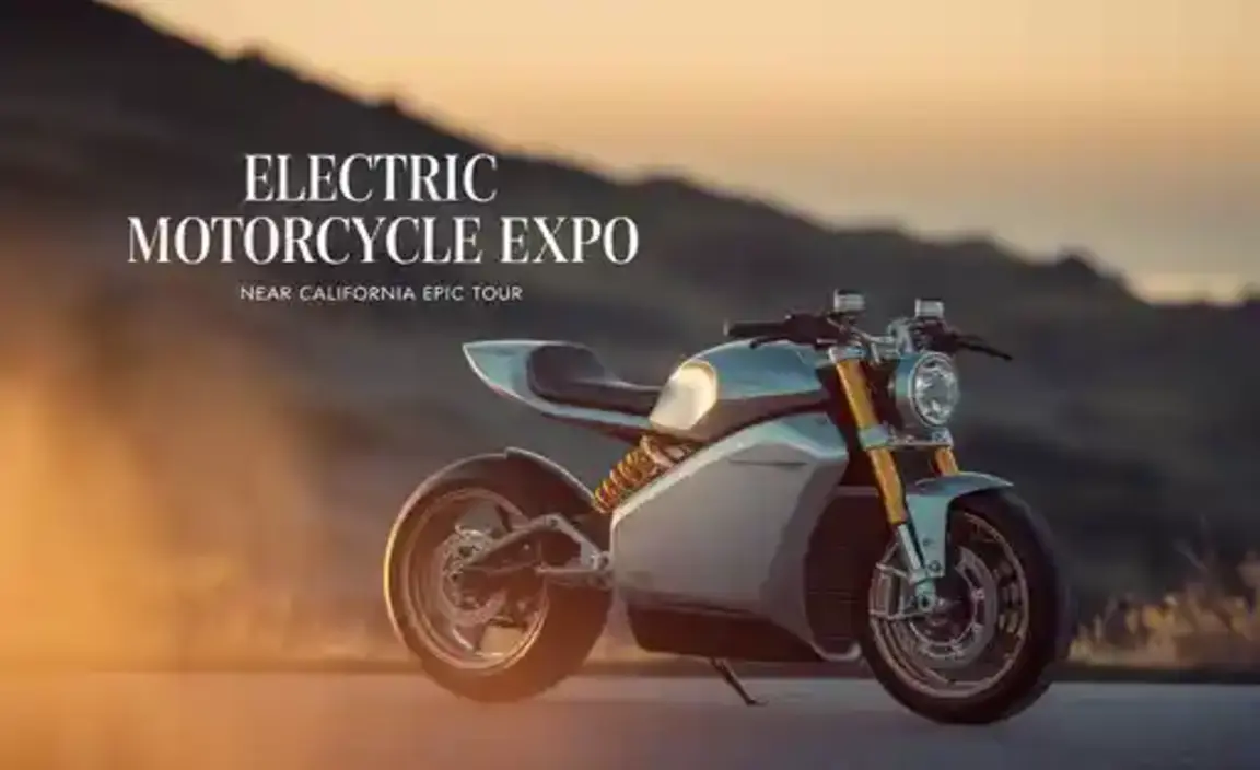 Electric Motorcycle Expo Near California Epic Tour