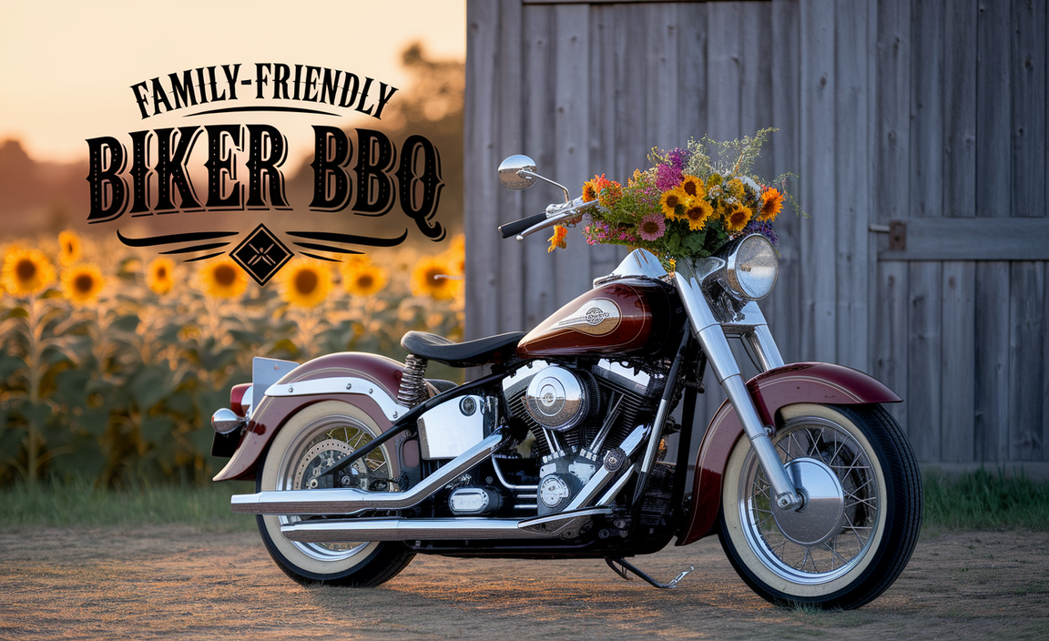 Family-Friendly Biker Bbq