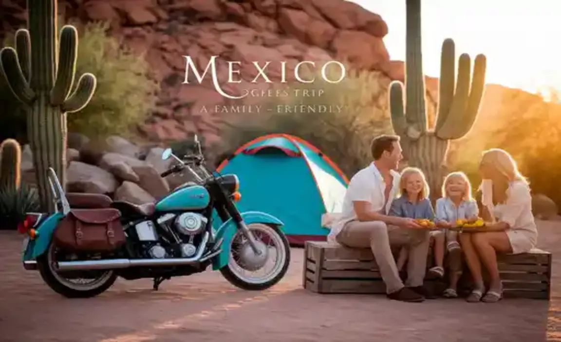 Motorcycle Camping Trip In Mexico A Family-Friendly
