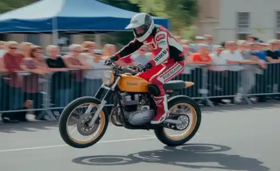 Motorcycle Stunt Show Alaska Adventure Sunset Ride