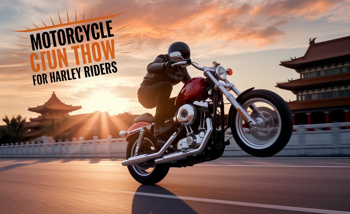 Motorcycle Stunt Show Asia Tour For Harley Riders