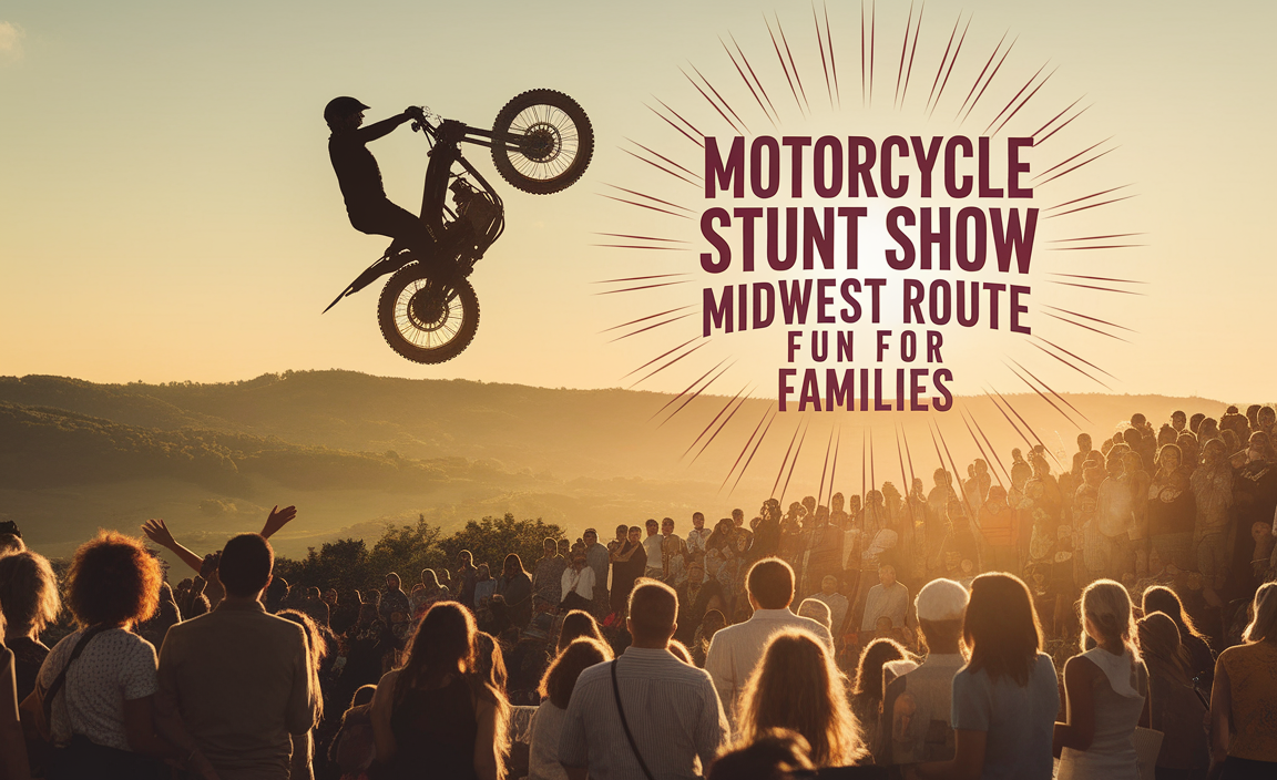 Motorcycle Stunt Show Midwest Route Fun for Families