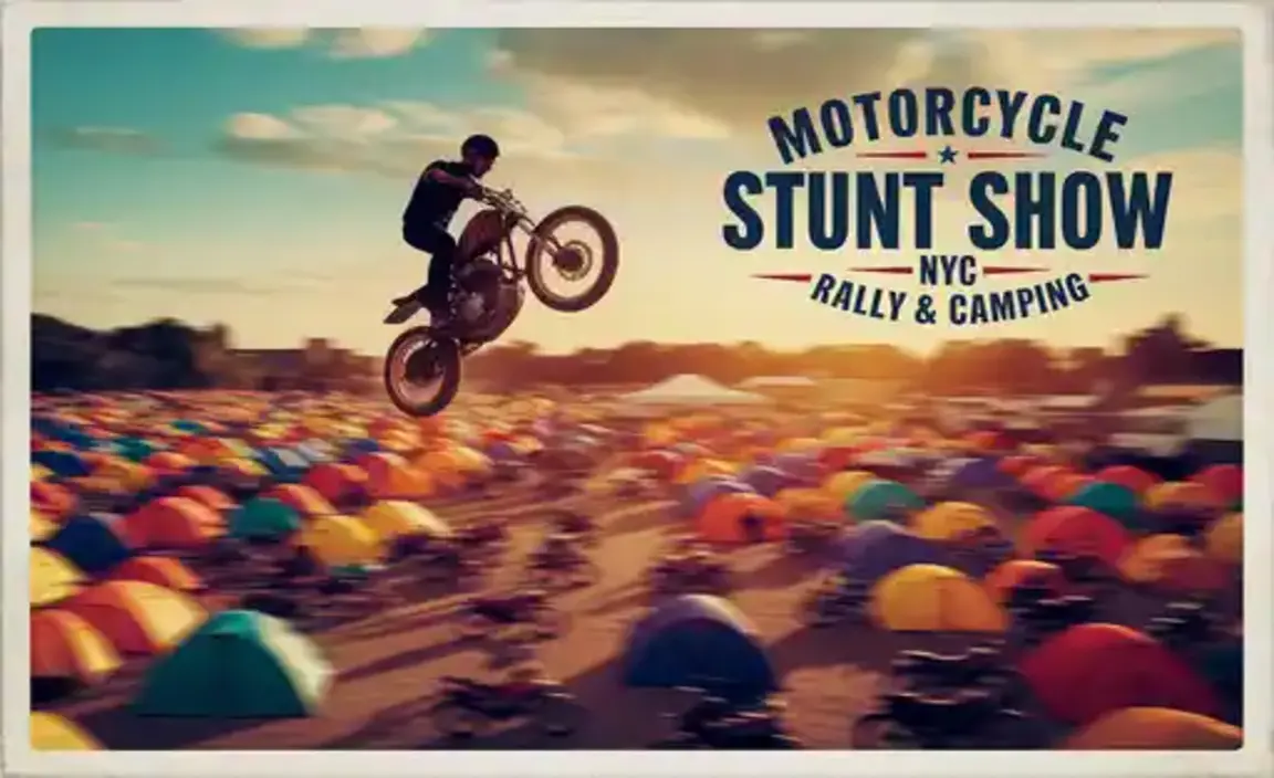 Motorcycle Stunt Show New York Rally With Camping Adventures