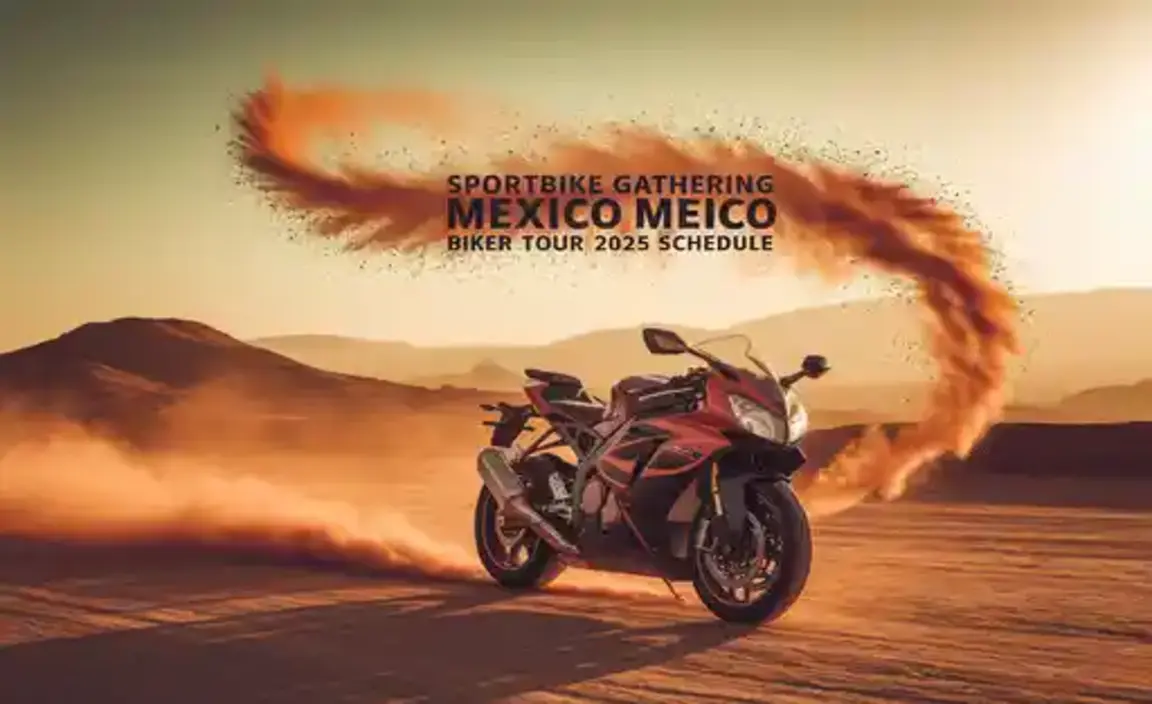 Sportbike Gathering Mexico Biker Tour 2025 Schedule