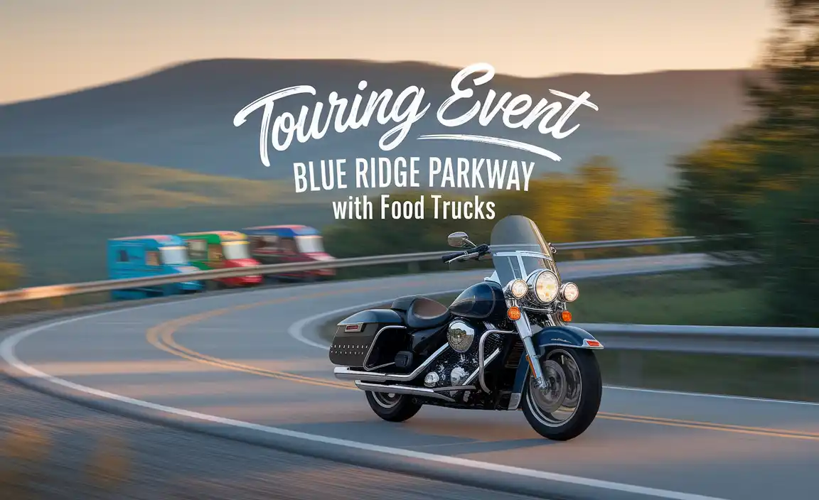 Touring Bike Event Blue Ridge Parkway With Food Trucks