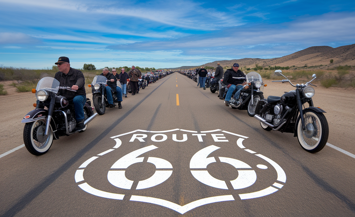 Vintage Motorcycle Event on Route 66 This Weekend