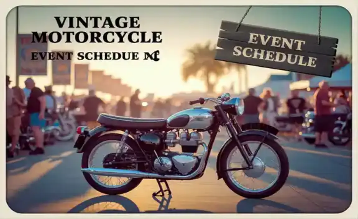 Vintage Motorcycle Event Schedule Near Me