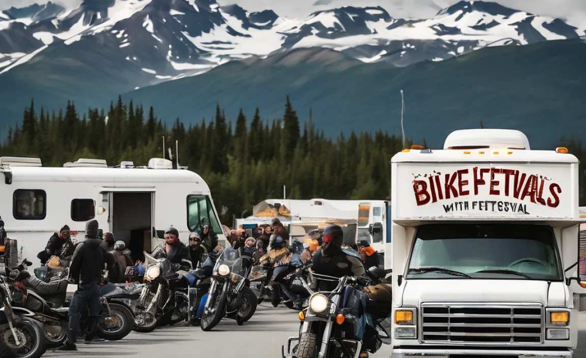 Epic Alaska Biker Fest Adventure: Food Trucks Galore!