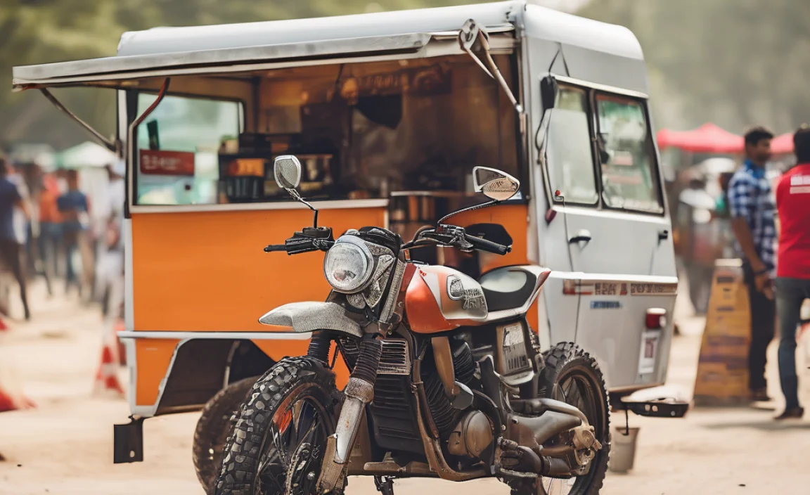 Epic India Bike Rally: Custom Rides & Food Truck Feast!