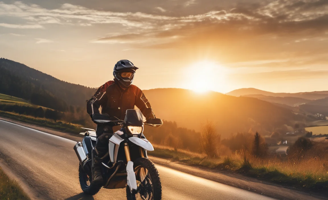 Epic Dual Sport Sunset Ride Across Germany