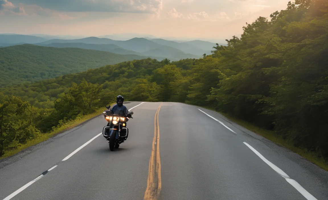 Exciting Motorcycle Meetup: Blue Ridge Parkway Nearby