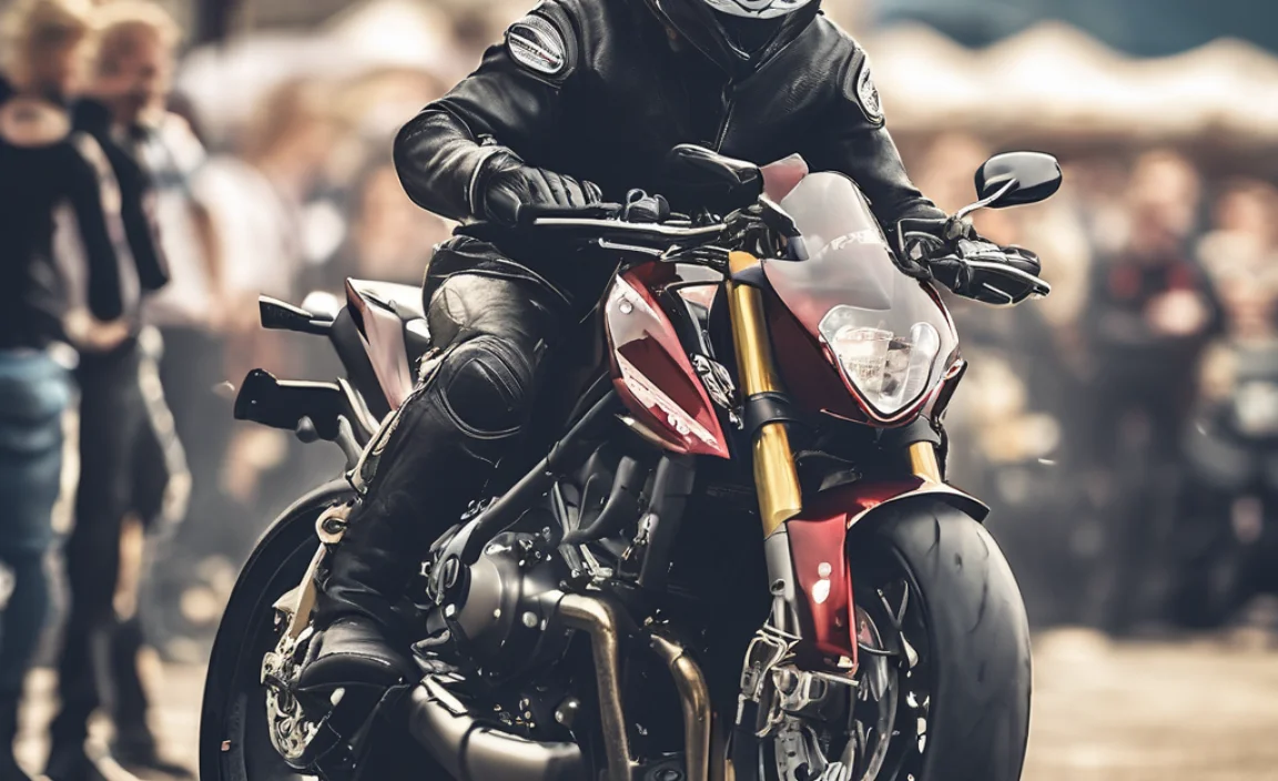 Top Gear for UK Motorcycle Stunt Show Gathering